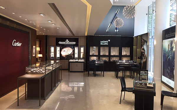 Jewelry showcase led lighting Layout on Lighting in Jewelry stores